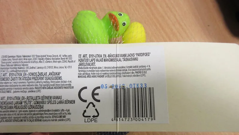 Plastic duck