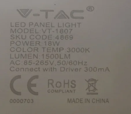 LED ceiling light