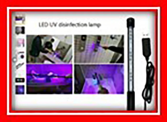 Portable UV lamp