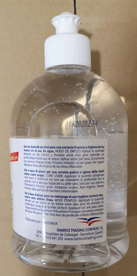 Hand disinfectant