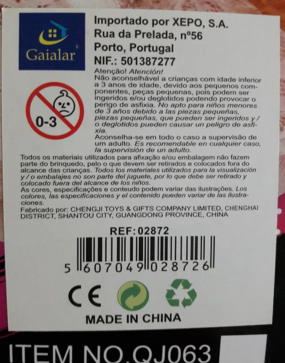 Plastic doll with accessories
