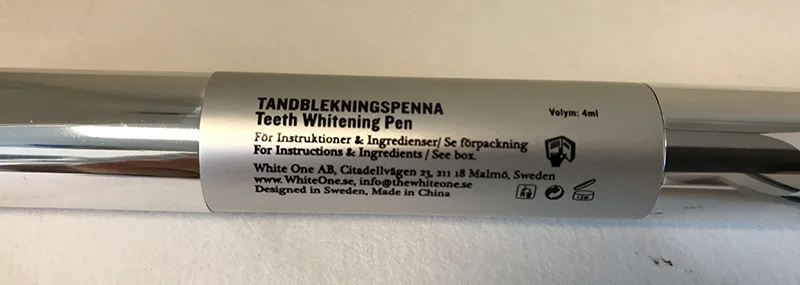 Teeth whitening product