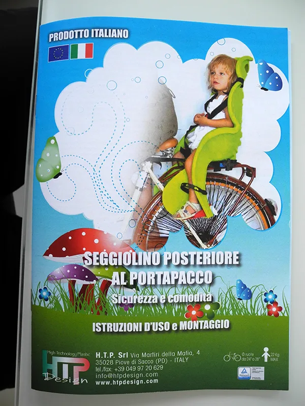 Child bicycle seat