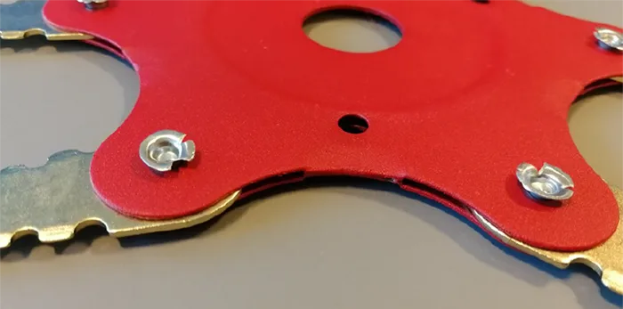 Flail-type cutting attachment for brush cutter
