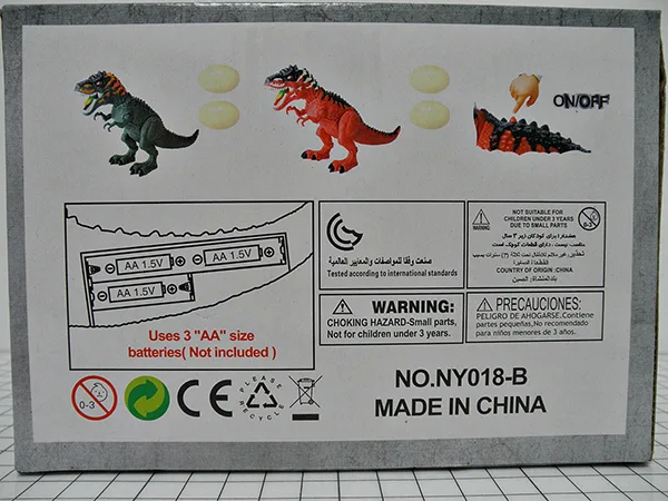 Plastic toy dinosaur