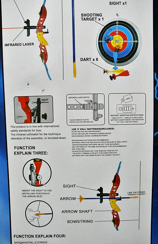 Toy bow and arrow set