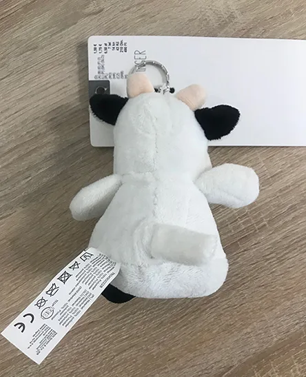 Key ring with a soft toy