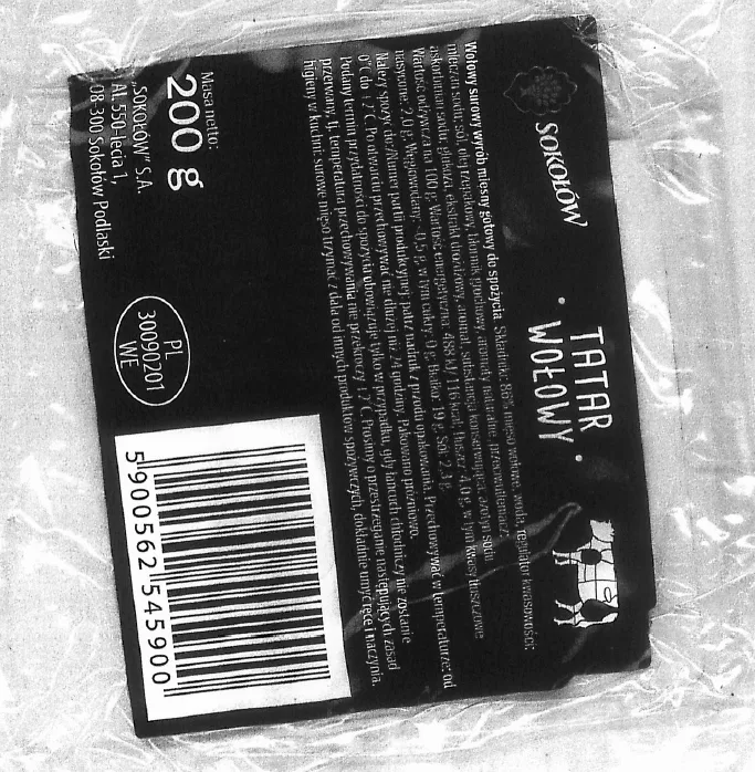 „Tatar wołowy”, 200 g