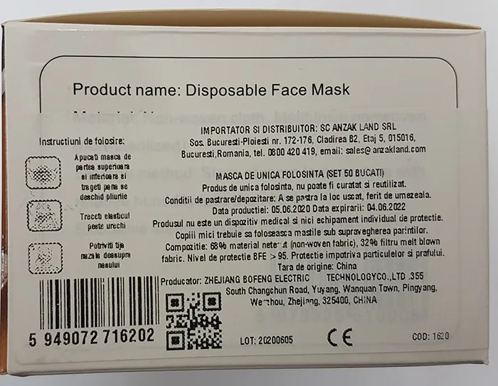 Particle filter mask