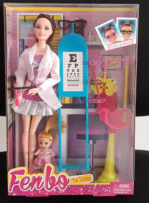 Plastic doll set