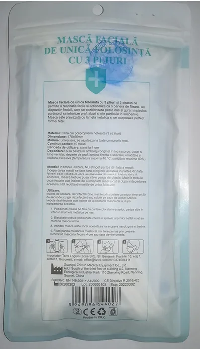 Particle filter mask