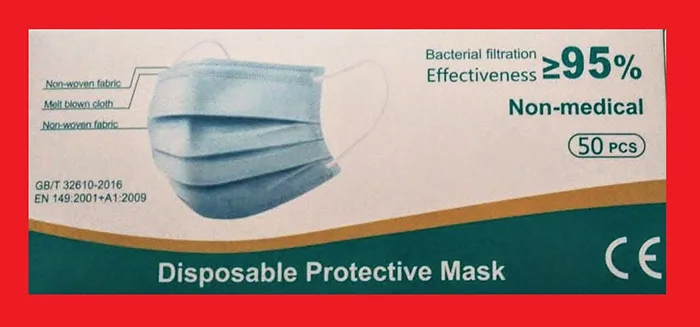 Particle filter mask