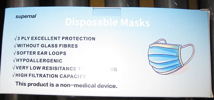 Particle filter mask