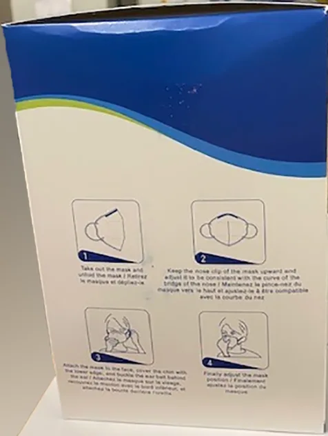 Particle filter mask