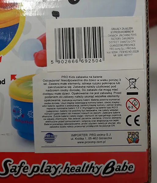 Plastic wind-up toy