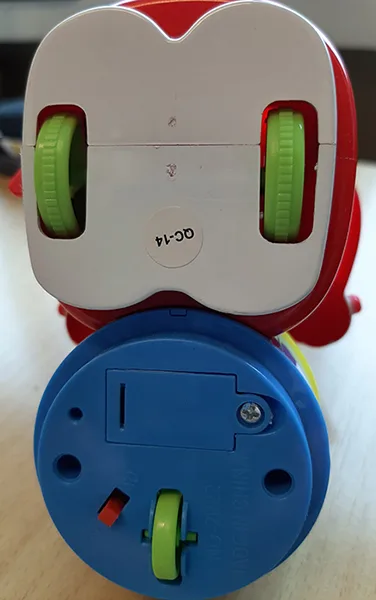Plastic wind-up toy