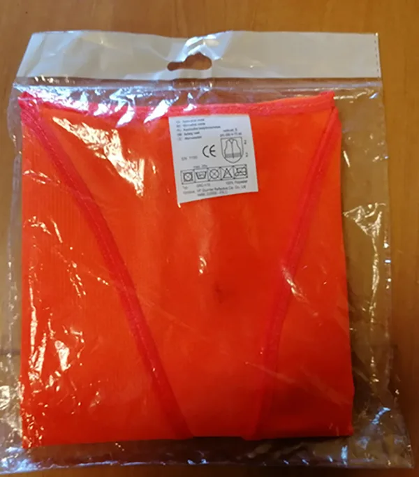 Warning vest for children
