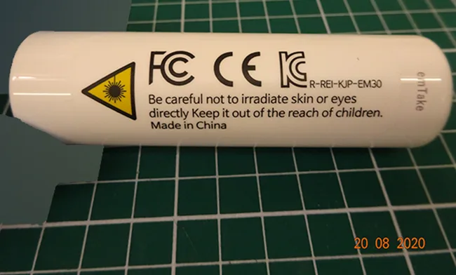 Portable UV lamp