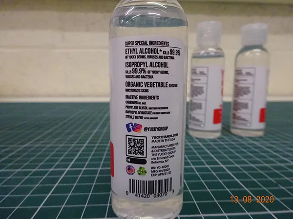 Hand disinfectant