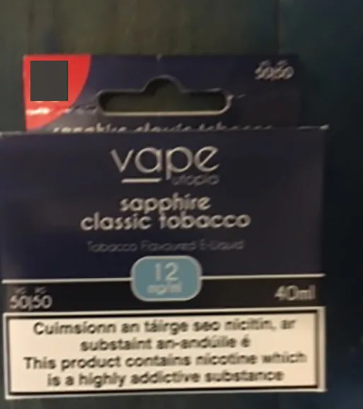 Refill container containing nicotine
