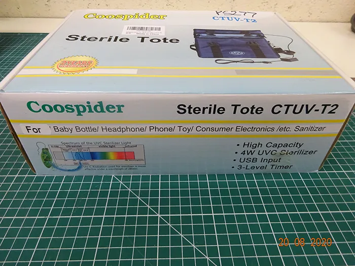 UV Steriliser Bag