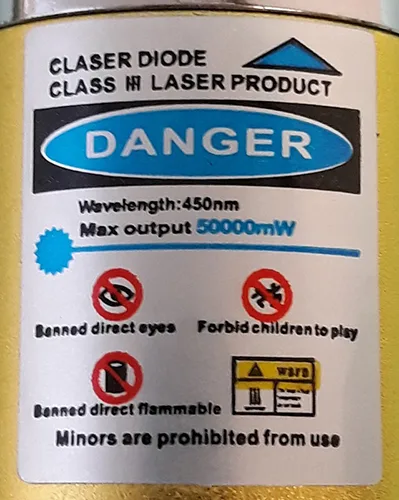 Laser pointer with charger