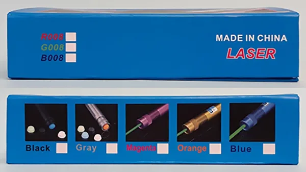 Laser pointer with charger