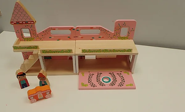 Wooden Portable Doll House