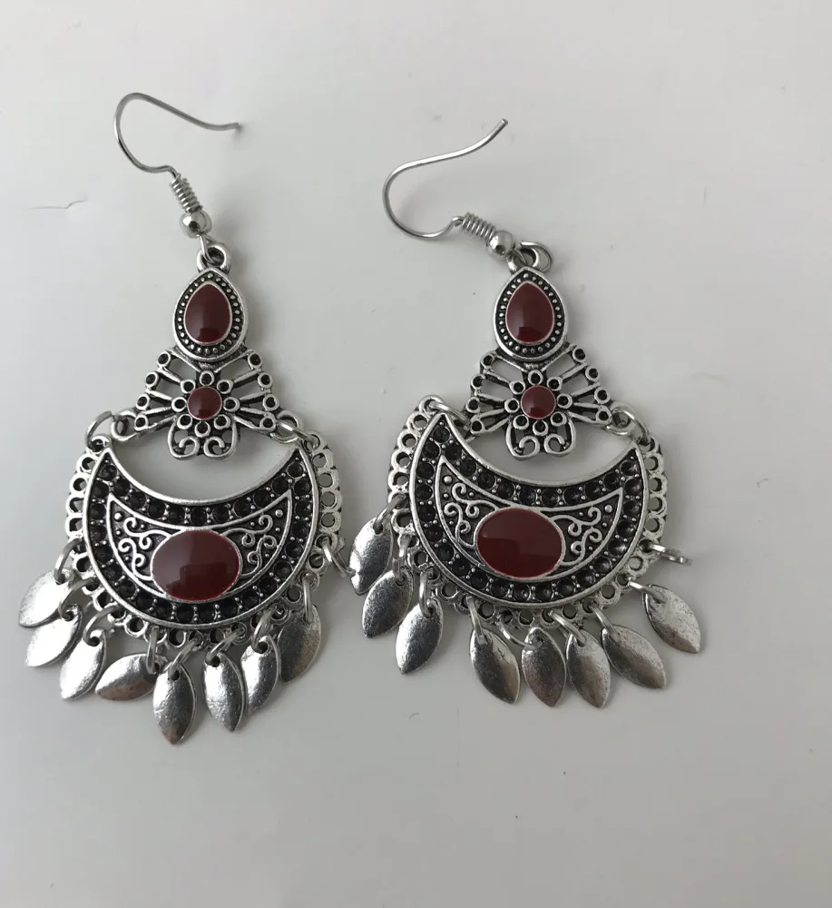 Ethnic Crescent Drop Earring Ethnic Crescent Drop