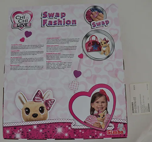 Plush toy with sequins