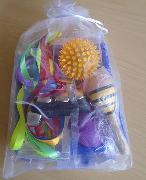Set of sensory play toys