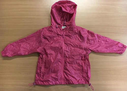 Children's waterproof hooded jacket
