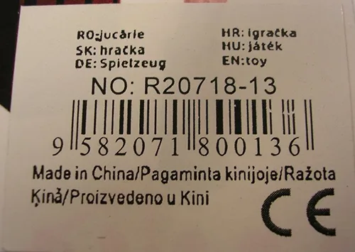Plastic doll with accessories