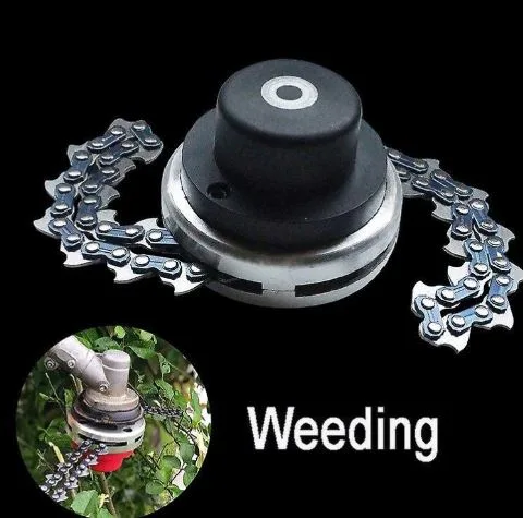 Flail type cutting attachment for brush cutter