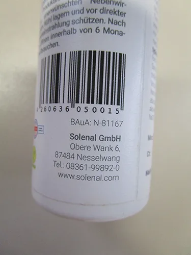 Hand disinfectant