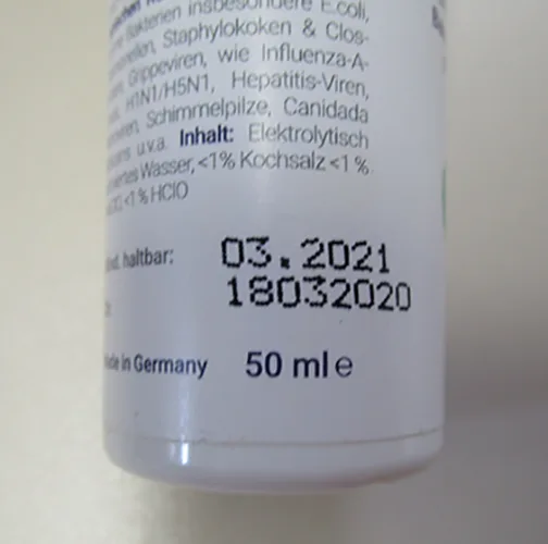 Hand disinfectant