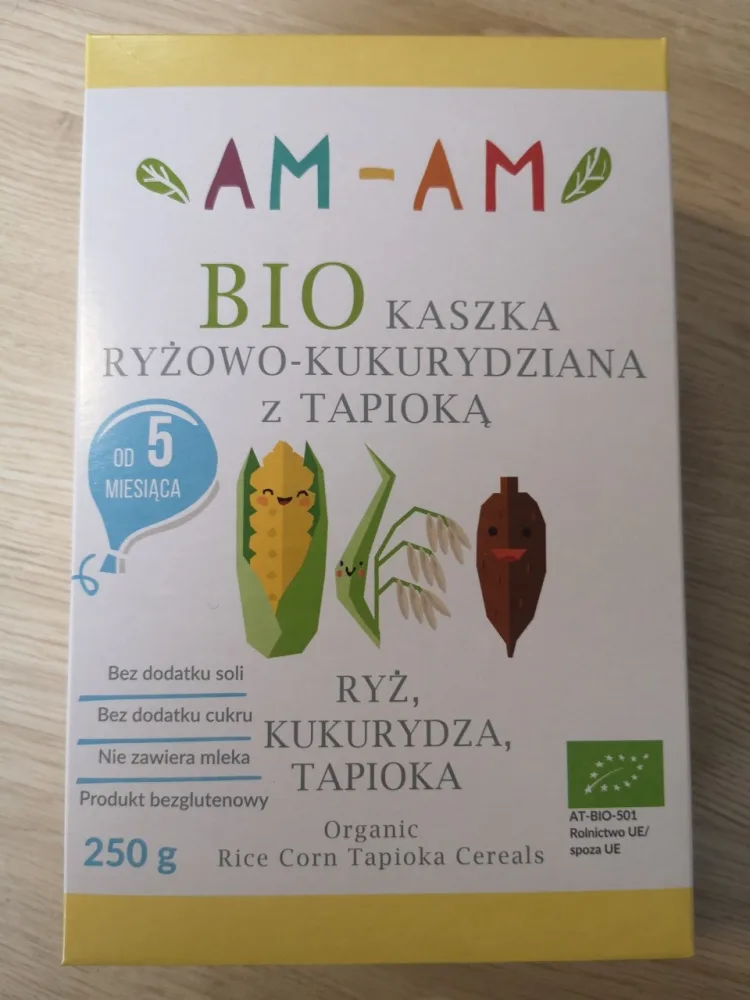 Mniam Kaszka kukurydziano-ryżowa z tapioką 250 g