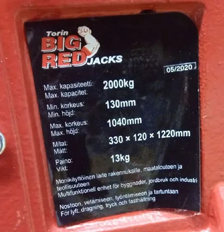 Farm jack / rack-and-pinion jack