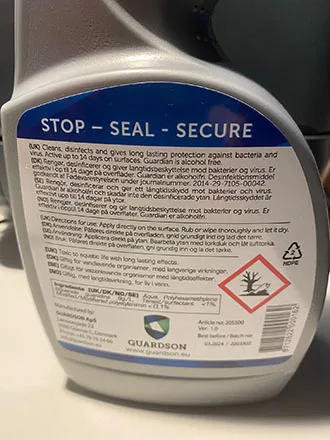 Hand disinfectant