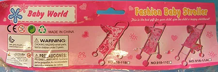 Toy pushchair