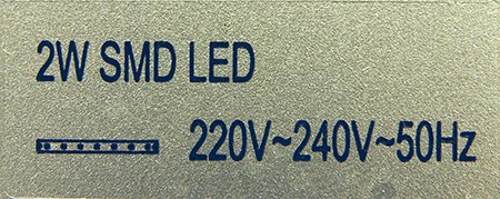 Desk lamp with moving picture-foil