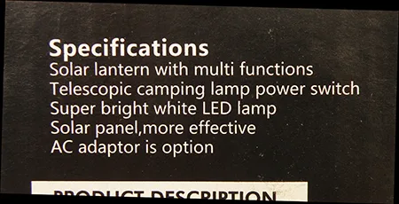Portable LED lamp