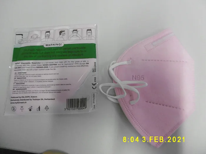 Particle filter mask