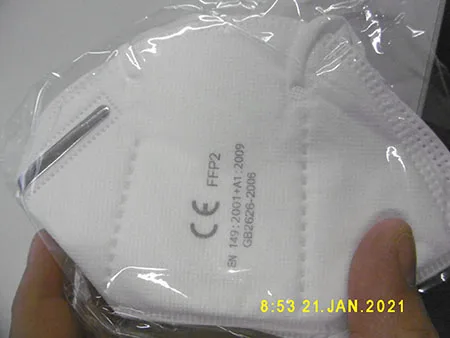 Particle filter mask