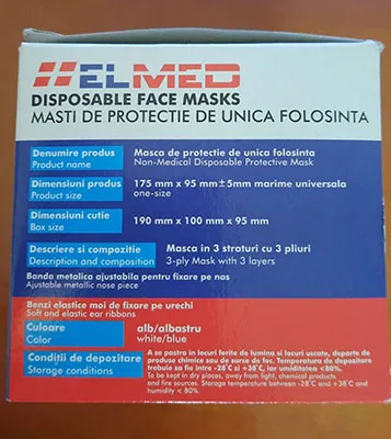 Particle filter mask