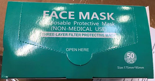 Particle filter mask