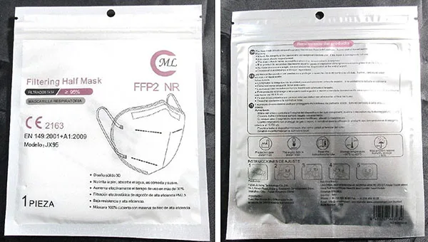 Particle filter mask