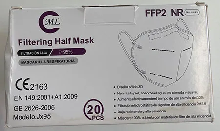 Particle filter mask