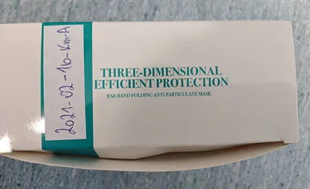 Particle filter mask