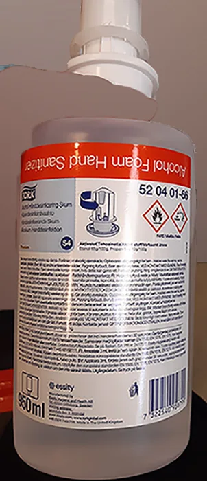 Hand disinfectant